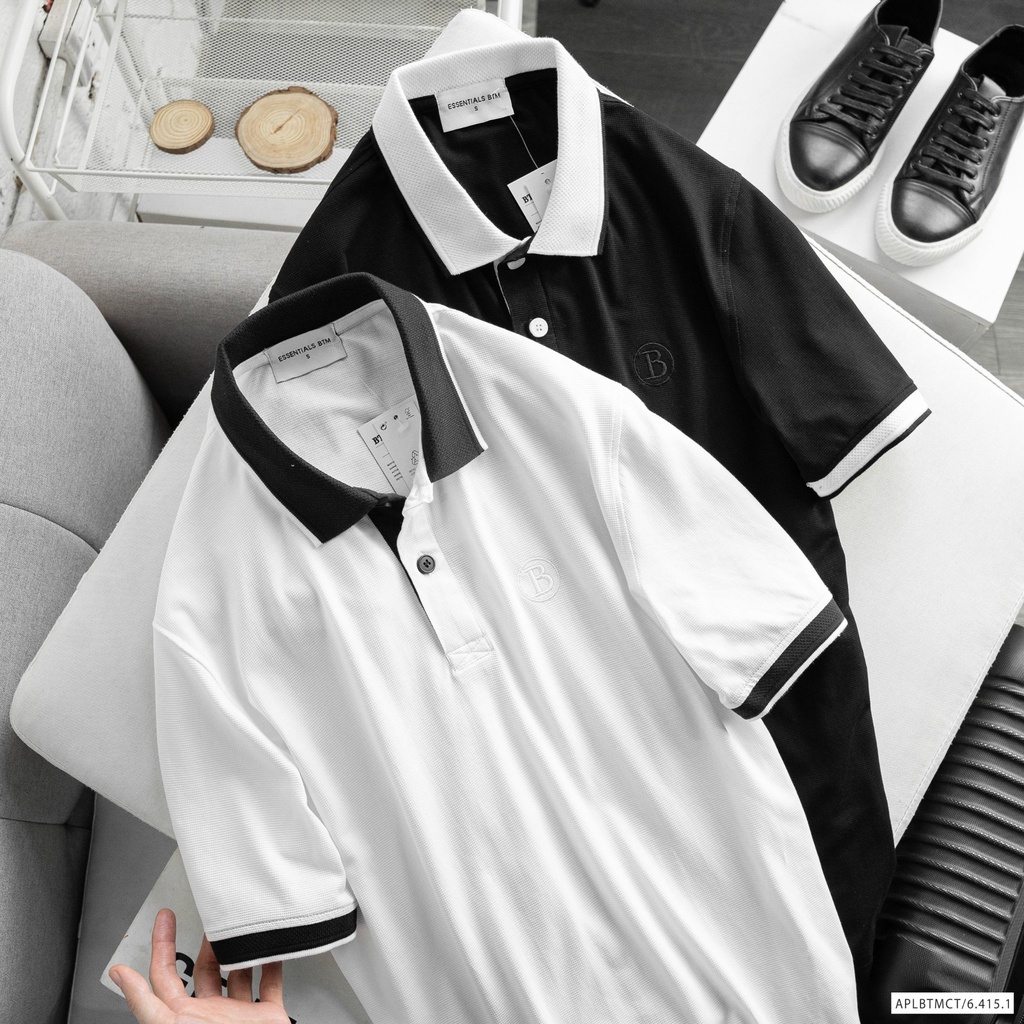 Aó polo nam cao cấp BT cổ 2 khuy,Form Slimfit,vải COTON lỗ kim co dãn 4 chiều,siêu thoáng mát,thấm hút mồ hôi,Hàng VNXK