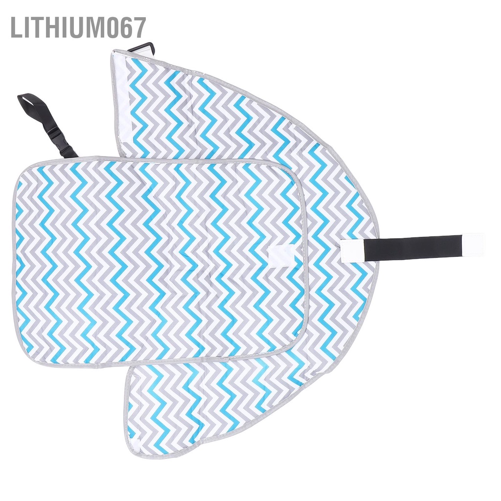 Lithium067 Tấm lót thay tã cho bé Đa năng Di động che chống thấm nước trẻ sơ sinh