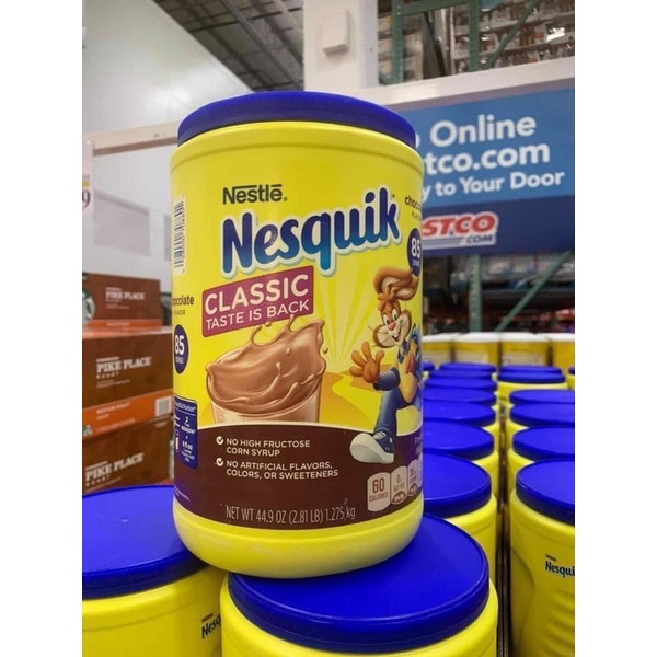 Bột Chocolate Sữa Nestle Nesquik Mỹ 1.18k