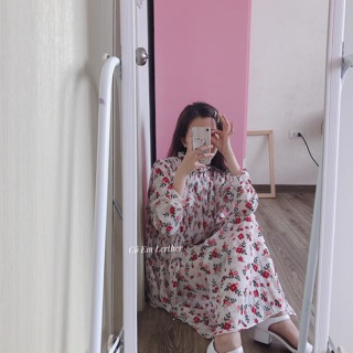 [XẢ LẺ SIZE] Váy maxi hoa nhí ulzzang