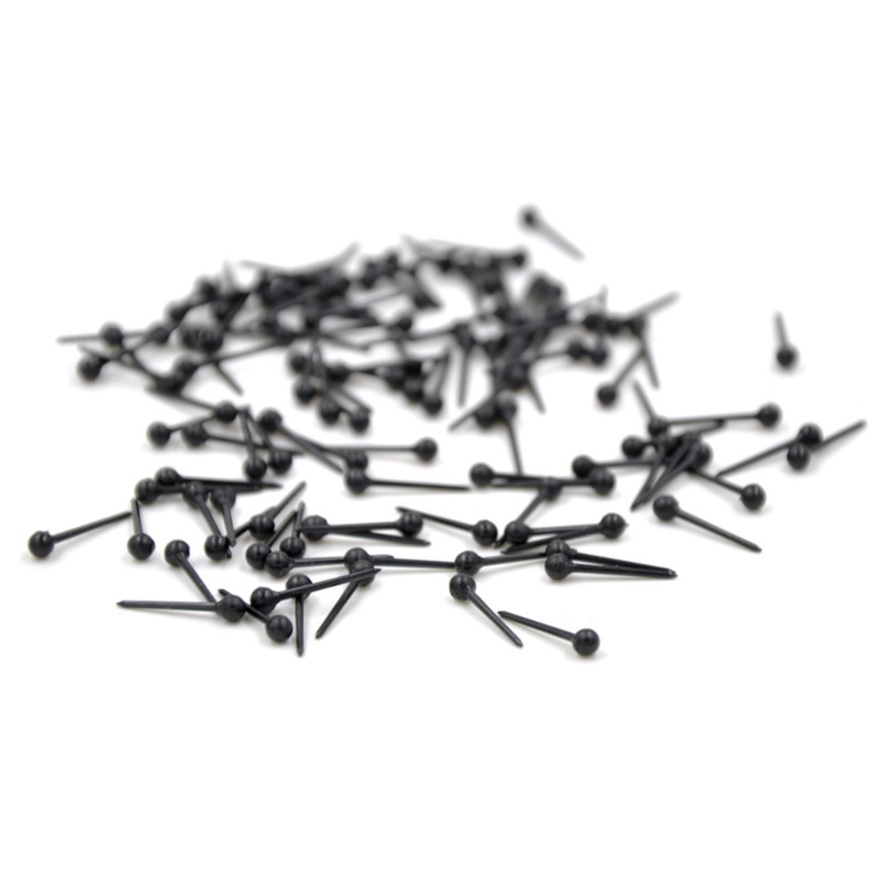 Set 1000 Đinh Tán Bằng Nhựa Không Gây Dị Ứng Dùng Làm Khuyên Tai DIY