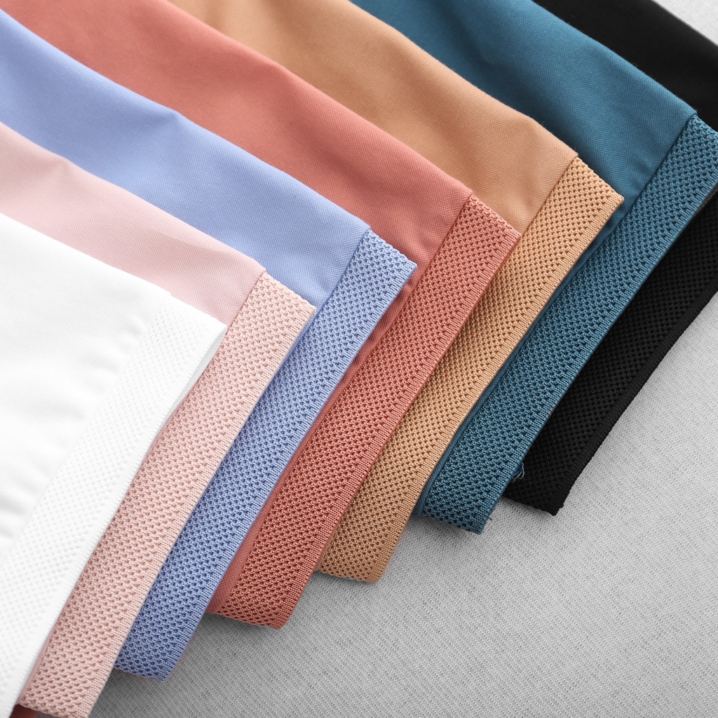Áo Polo Nam Chất Không Nhăn cổ dệt tổ ong mịn , Áo Thun Cổ Bẻ Xuất Xịn Chất Rayon, Bigsize 100kg - ivanbigisize