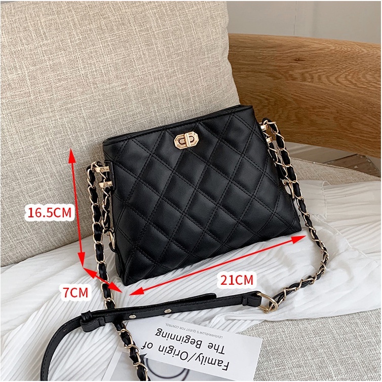 Túi xách nữ đeo chéo đeo vai hiện đại phong cách basic trẻ trung hot trend CV19