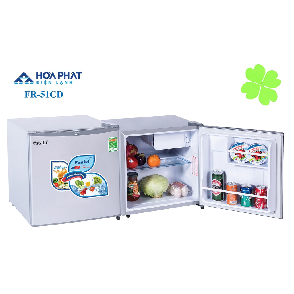 Tủ lạnh Mini FR-51CD 50 lít 1 cánh hãng Funiki sản xuất tại Việt Nam bảo hành 30 tháng