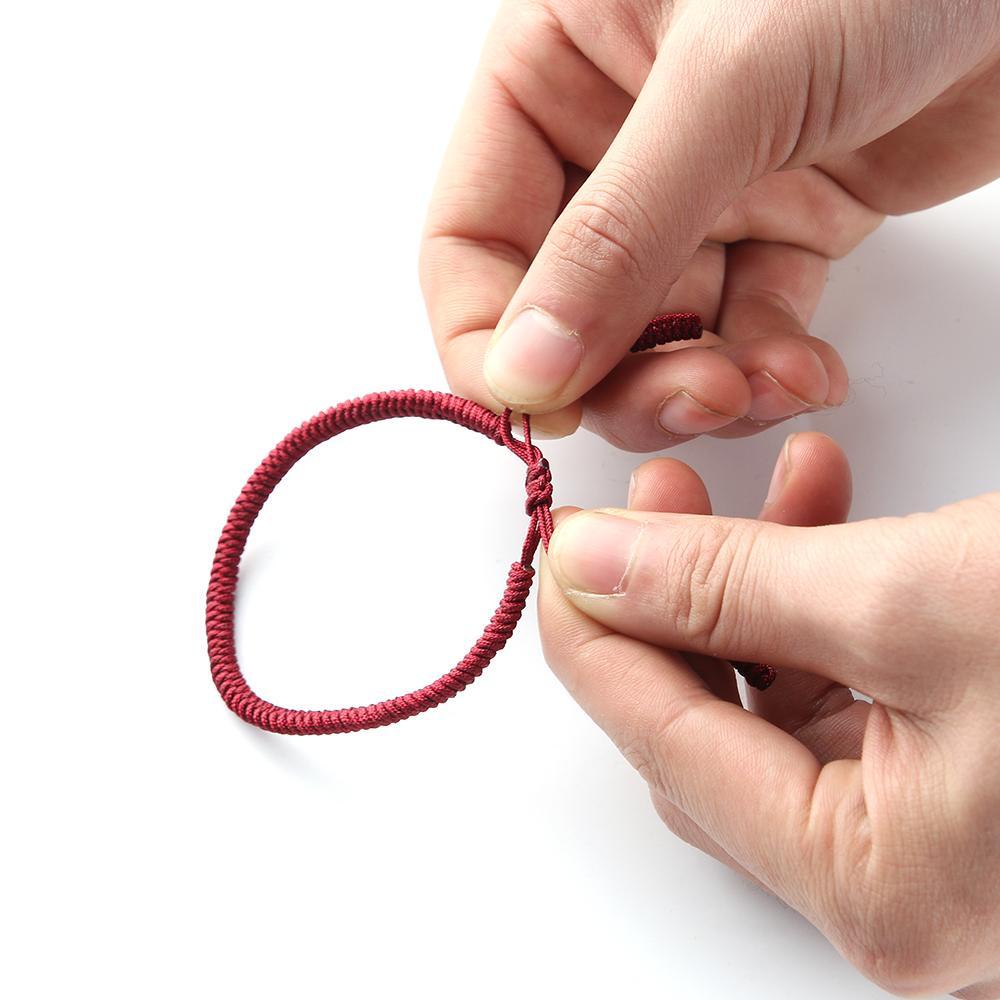 LAY Set 1 / 3 Vòng Tay Bện Dây Đỏ May Mắn