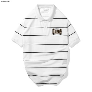 Áo thun nam cổ bẻ CLICKR thêu hoạt tiết vải cá sấu Cotton xuất xịn,chuẩn form, trẻ trung-thanh lịch - POLOMAN