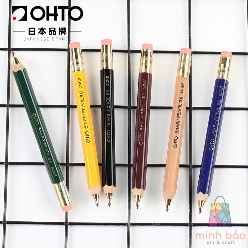 BÚT CHÌ BẤM CAO CẤP OHTO SHARP PENCIL 2.0MM APS-680E (THƯƠNG HIỆU BÚT CAO CẤP NHẬT BẢN)