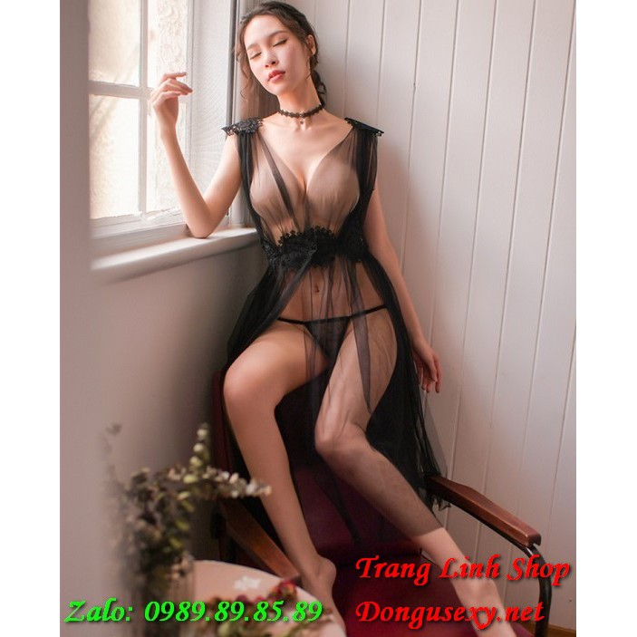 Váy ngủ dài siêu mỏng siêu thấu gợi tình BH0216