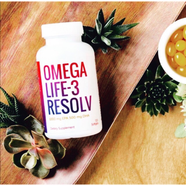 Omega 3, Vitamin OMEGA LIFE 3 RESOLV Chía Khóa Vàng Phòng Ngừa Bệnh Tim Mạch