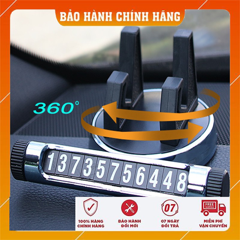 ⚡️MẪU MỚI⚡️ Bảng ghi số điện thoại cao cấp gắn taplo ô tô, xe hơi - có giá để điện thoại tùy chỉnh xoay 360 độ | BigBuy360 - bigbuy360.vn