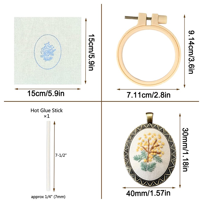 Sa Bộ 4 Phụ Kiện Thêu Tranh Chữ Thập Cho Người Mới Bắt Đầu