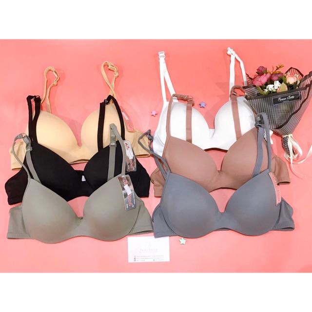[HÀNG THÁI LAN] Áo Lót Thái Lan Đệm Mỏng Nâng Ngực, Vải Mịn Mềm Mại Nhẹ Nhàng Sisterhood 8056