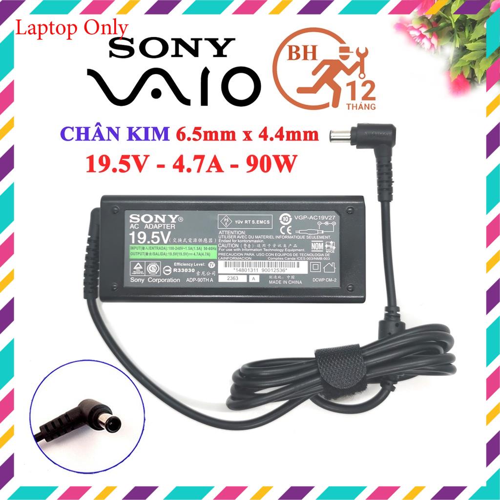 Sạc Laptop Sony Zin chính hãng 19.5V - 4.7A - 90W (Adapter Sony 19.5V – 4.7A)