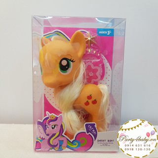 NGỰA PONY CAM CÓ ĐÈN - 17CM