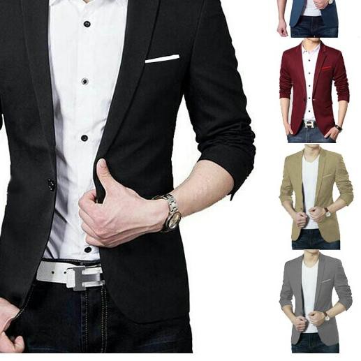 (Blazer Hugo) Áo Khoác Cotton Co Giãn Cho Nam Màu Sắc