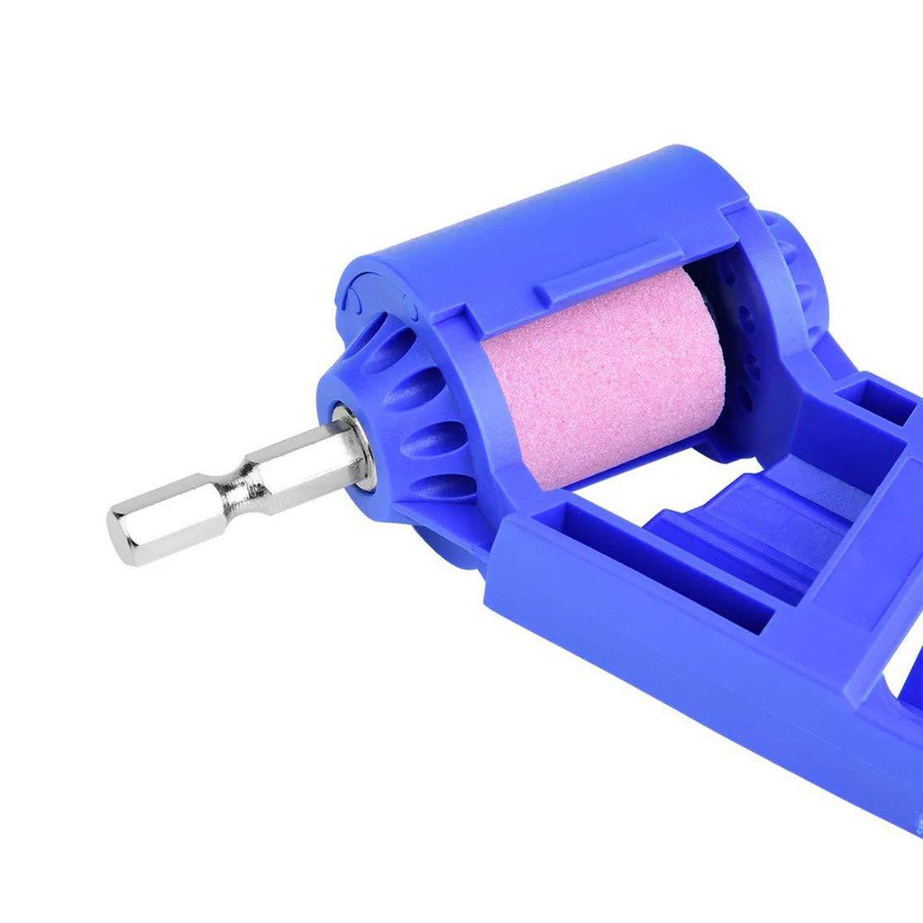 Bộ dụng cụ mài mũi khoan, cữ mài mũi khoan 2-12.5mm gắn máy khoan cầm tay