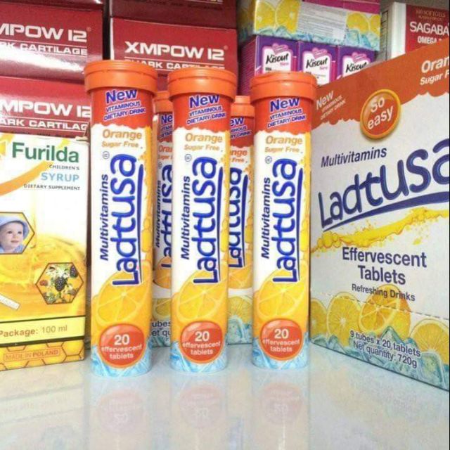vitamin C ladtusa tuyp 20 viên sủi