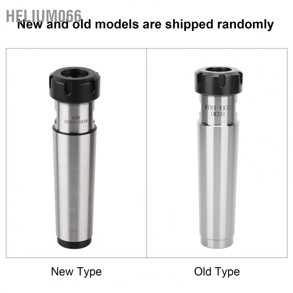 Helium066 CNC Milling Tool Holder Collet Chuck Morse Taper Shank Flat Tail Lathe Accessory MTB5-ER32(M20)