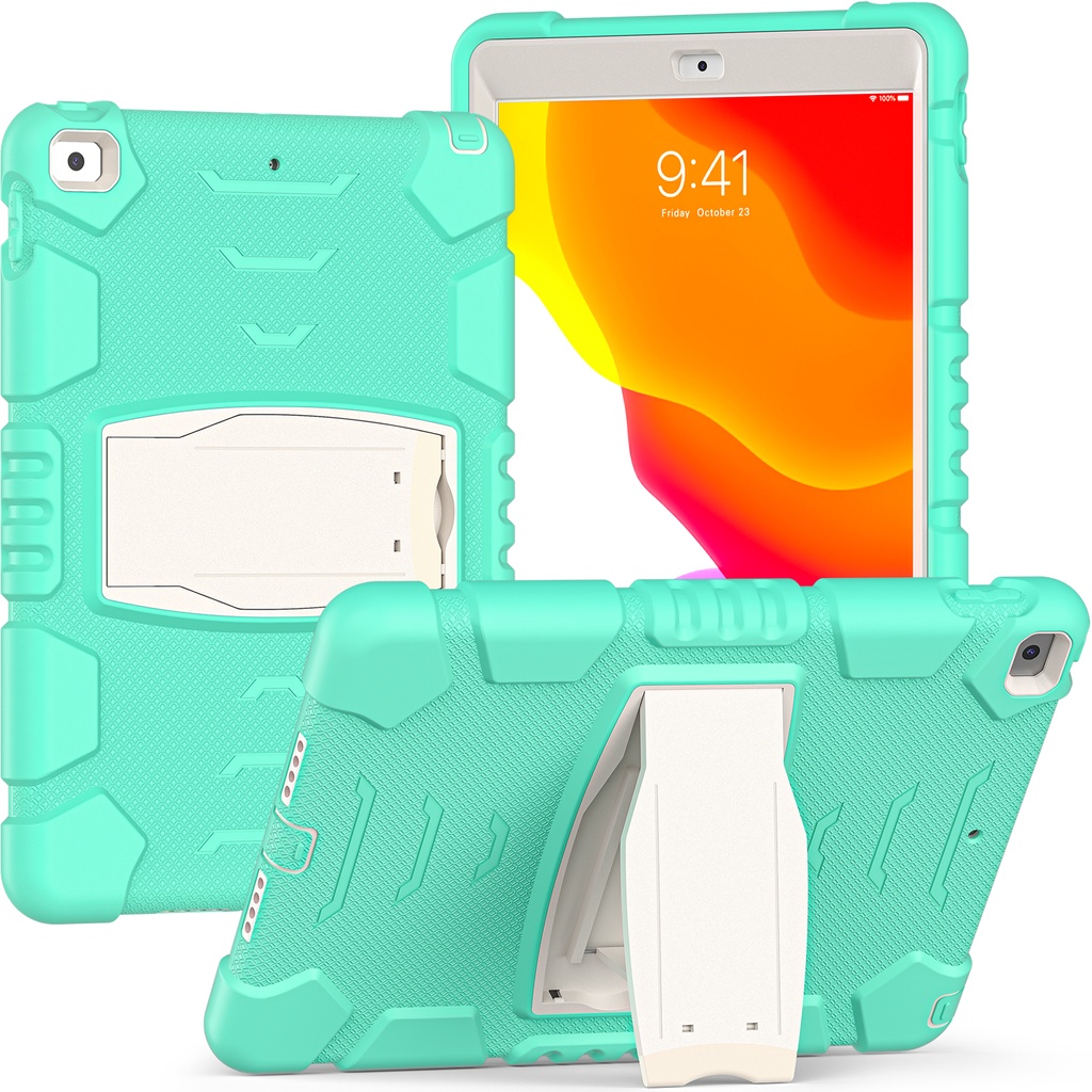 Ốp Máy Tính Bảng Silicon Chống Sốc Có Giá Đỡ Cho iPad 7th 8th 9th Gen 10.2 inch 2019 2020 2021
