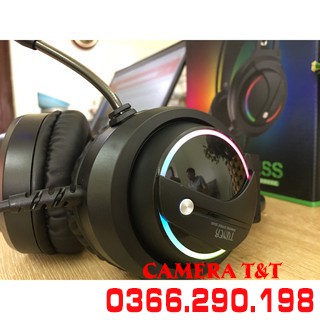 [DÀNH CHO GAME THỦ] TAI NGHE MÁY TÍNH CHỤP TAI TUNER K1 USB 7.1 - CÓ ĐÈN LED RGB