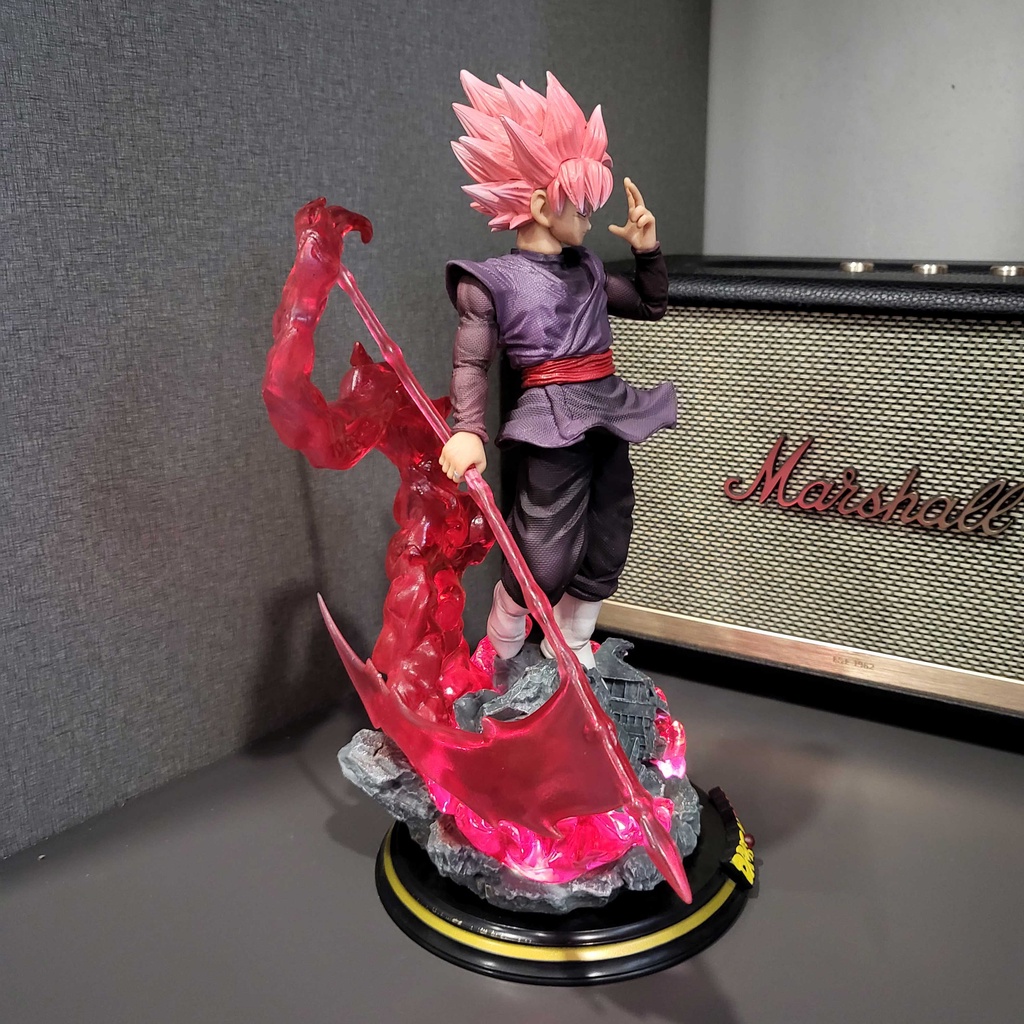 Mô hình Black Goku Super Saiyan Rose 28 cm có LED
