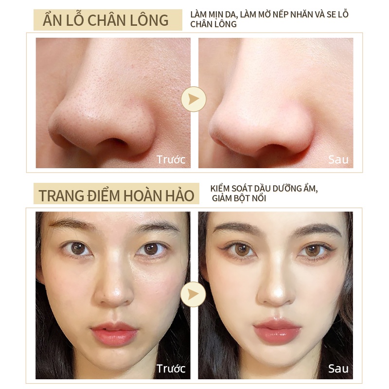 Kem lót trang điểm Qibest kiểm soát dầu làm sáng da dưỡng ẩm tự nhiên che lấp lỗ chân lông 20g
 | BigBuy360 - bigbuy360.vn