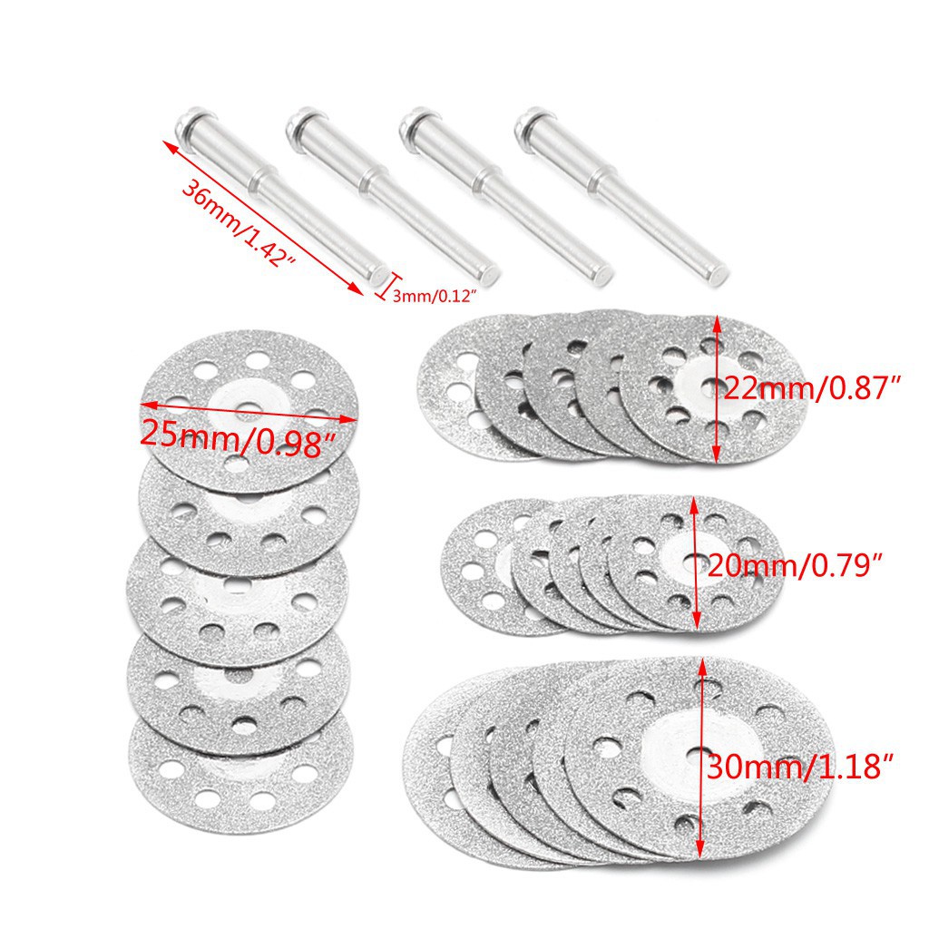 Set 5 lưỡi cưa dạng đĩa 30mm dùng cho máy khoan gỗ và phụ kiện