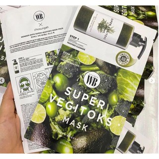 Mặt nạ rau củ thải độc super vegitoks mask