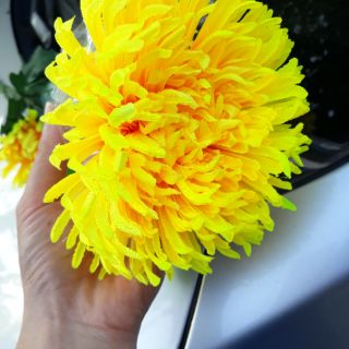 Hoa cúc giả hoa lụa bông to hàng đẹp