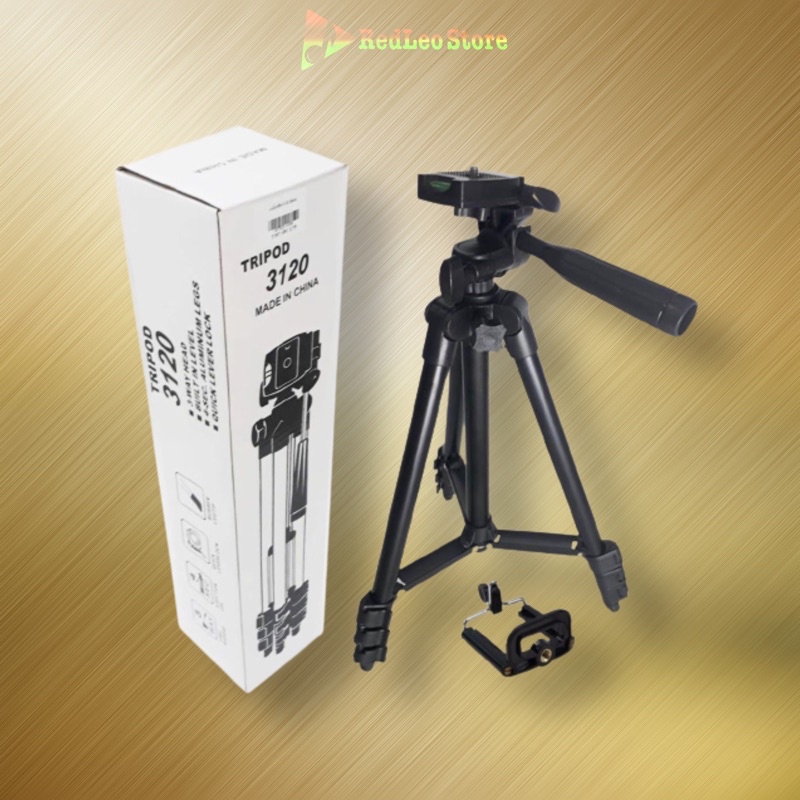Giá Đỡ Chụp Ảnh 3 Chân Cho Điện Thoại - Tripod Hỗ Trợ Chụp Ảnh Quay Video - Nhôm Xi Đen Siêu Bền | BigBuy360 - bigbuy360.vn