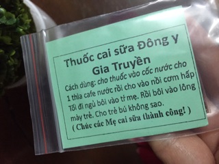 [Rẻ Vô Địch] Thuốc bột cai sữa