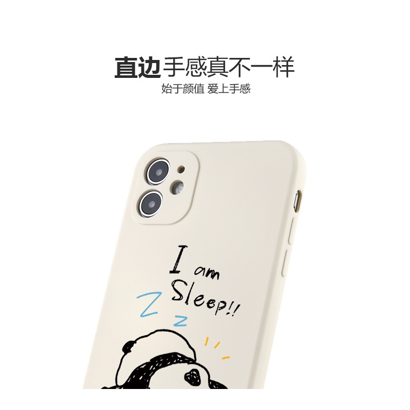 Ốp lưng iphone vuông họa tiết gấu Emoji 5/5s/6/6plus/6s/6splus/7/7plus/8/8plus/x/xr/xs/11/12/pro/max/plus/promax