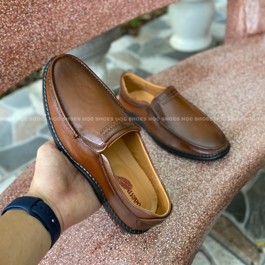 Giày nam tuổi trung niên chất liệu da bò cao cấp phong cách lịch thiệp Mã GN052