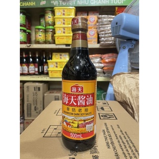 Hắc xì dầu nấm rơm Hải Thiên-Haday 500ml