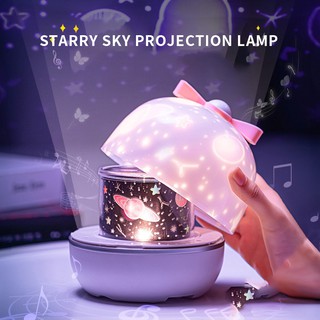 Đèn trang tríVới hộp âm nhạc Bluetooth Trang trí bữa tiệc gia đình Ánh sáng đầy sao Bầu trời đầy sao Đèn LED để bàn Đèn chiếu sáng USB360 ° Ánh sáng xoay Khí quyển Ánh sáng ban đêm Ánh sáng cho trẻ em Món quà sinh nhật Ngày lễ tình nhân Món quà Giáng sinh