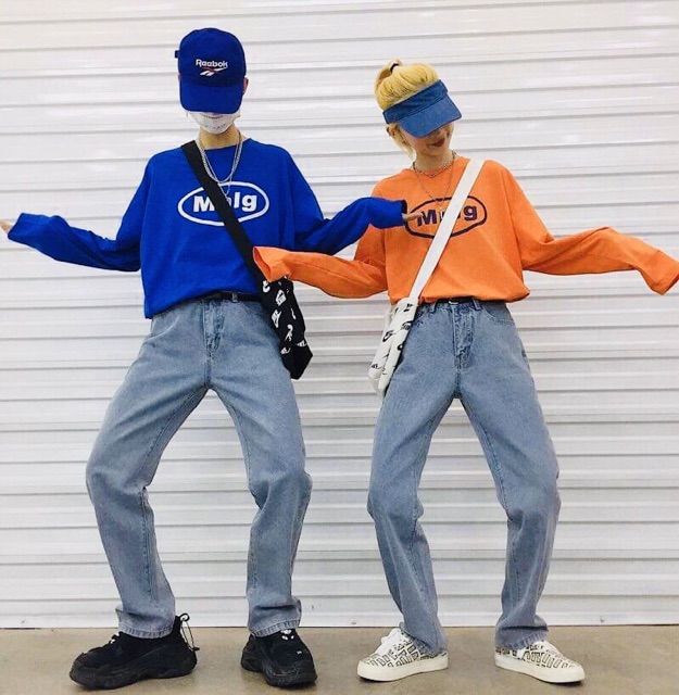 QUẦN BAGGY JEANS TRƠN ỐNG RỘNG UNISEX