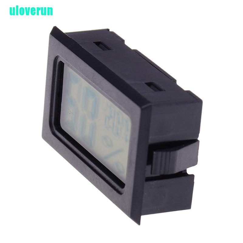 Uloverun Nhiệt Kế Kỹ Thuật Số lcd Cỡ Nhỏ Đo Độ Ẩm