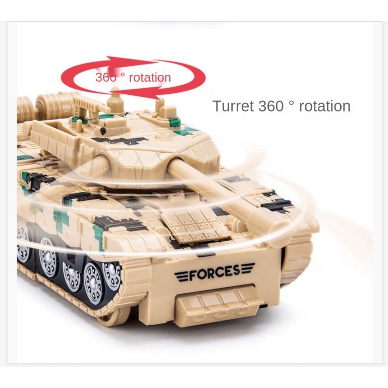 Đồ chơi xe tăng chiến đấu một chìa khóa cho trẻ em