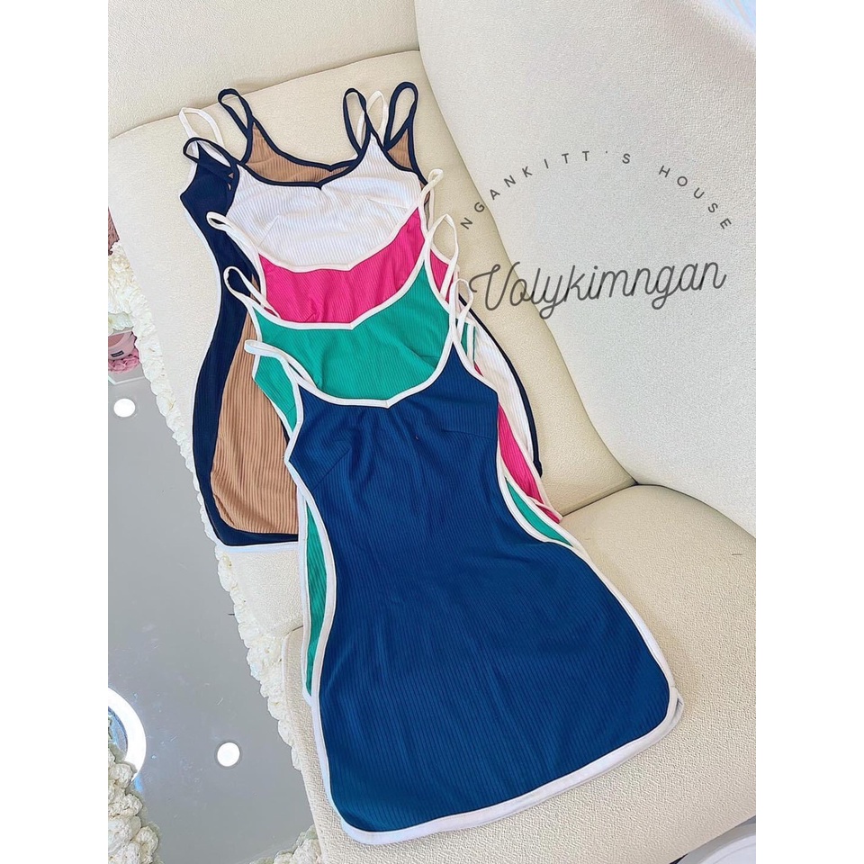 Đầm body 2s viền thể thao