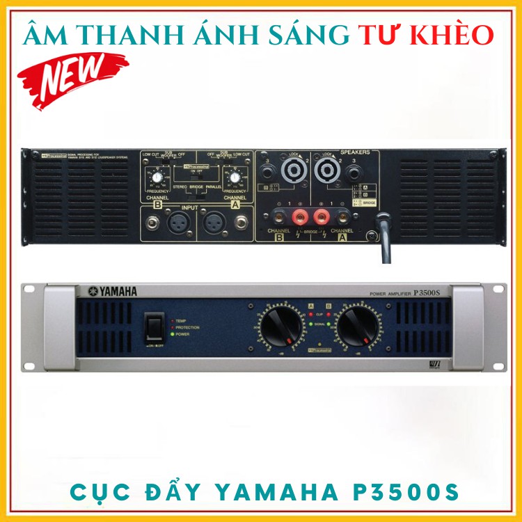 CỤC ĐẨY 2 KÊNH YAMAHA P3500S 16 SÒ LỚN HÀNG NHẬP