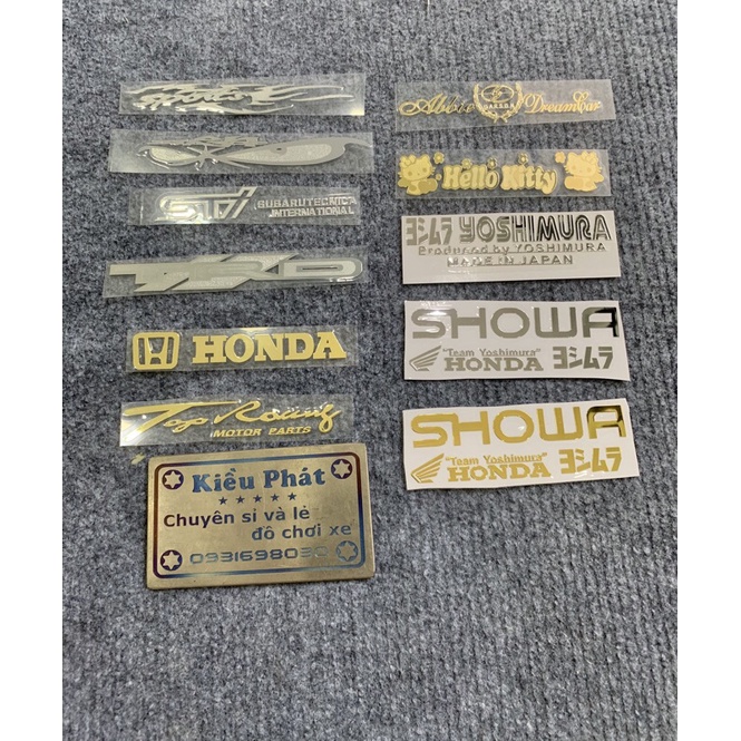 Tem nhôm dán nhiều vị trí nhiều hình