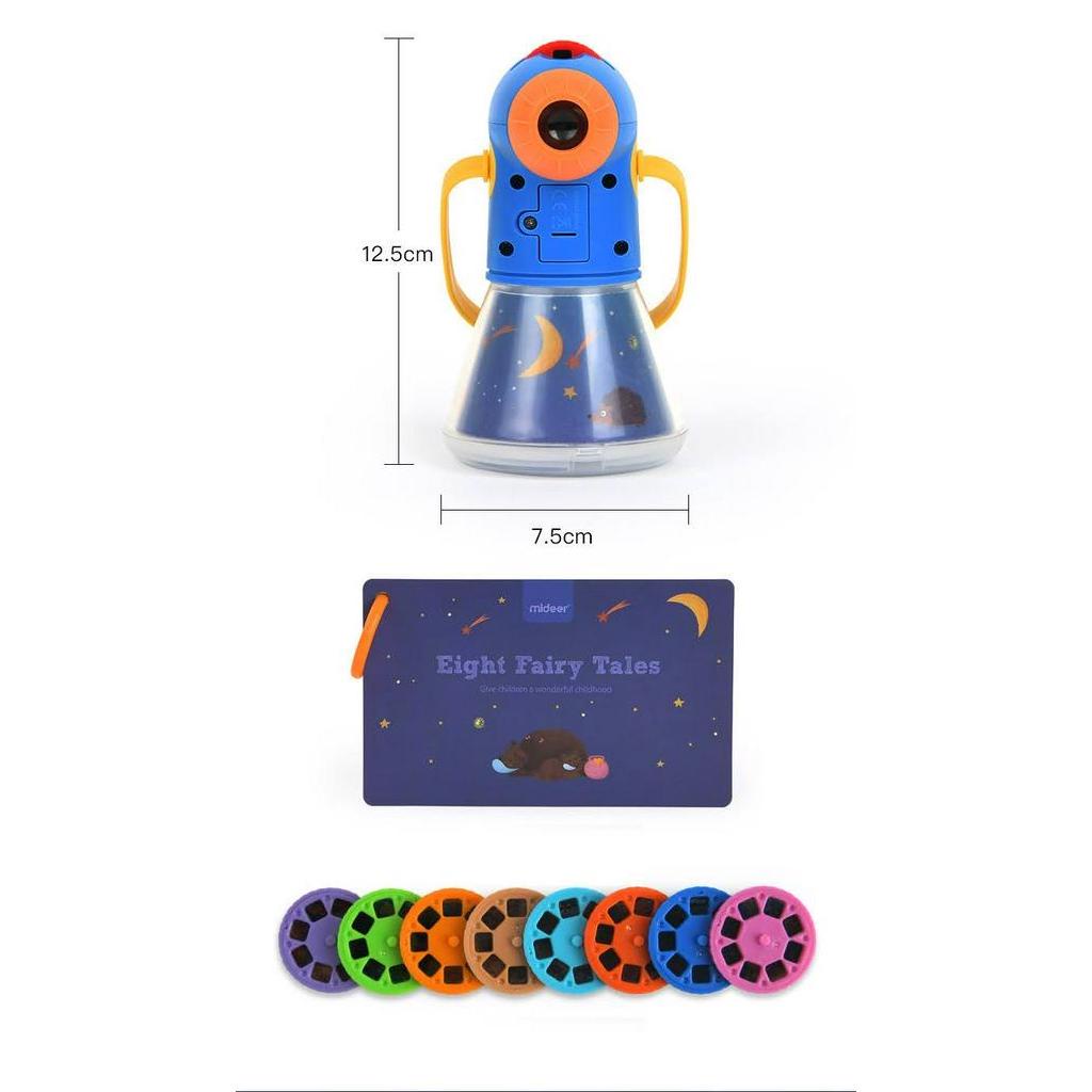 Combo 12 Chuyện Đèn Pin Kể Chuyện Mideer  - Tặng Lời Chuyện Tiếng Việt giấy cứng, tặng pin và file nghe
