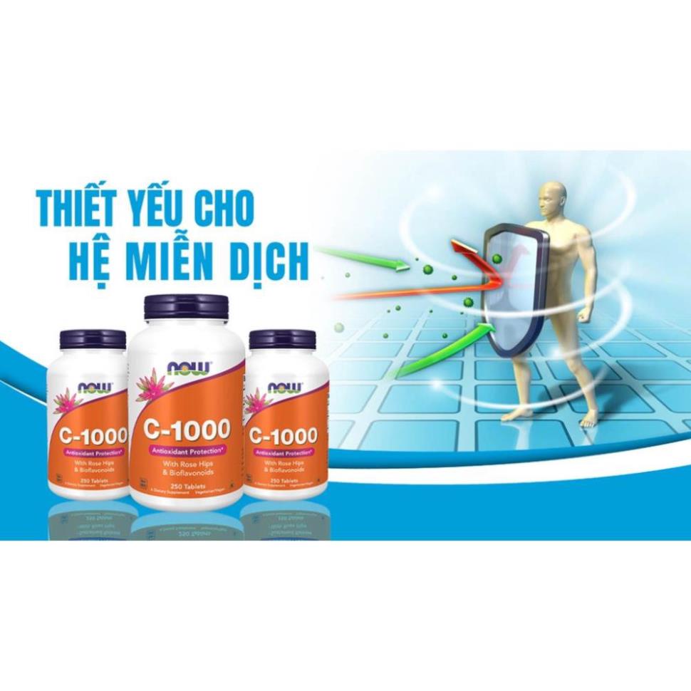 Vitamin C Viên Bổ Sung Vitamin C Tăng Sức Đề Kháng Cơ Thể Now C 1000 250 Viên Từ Mỹ