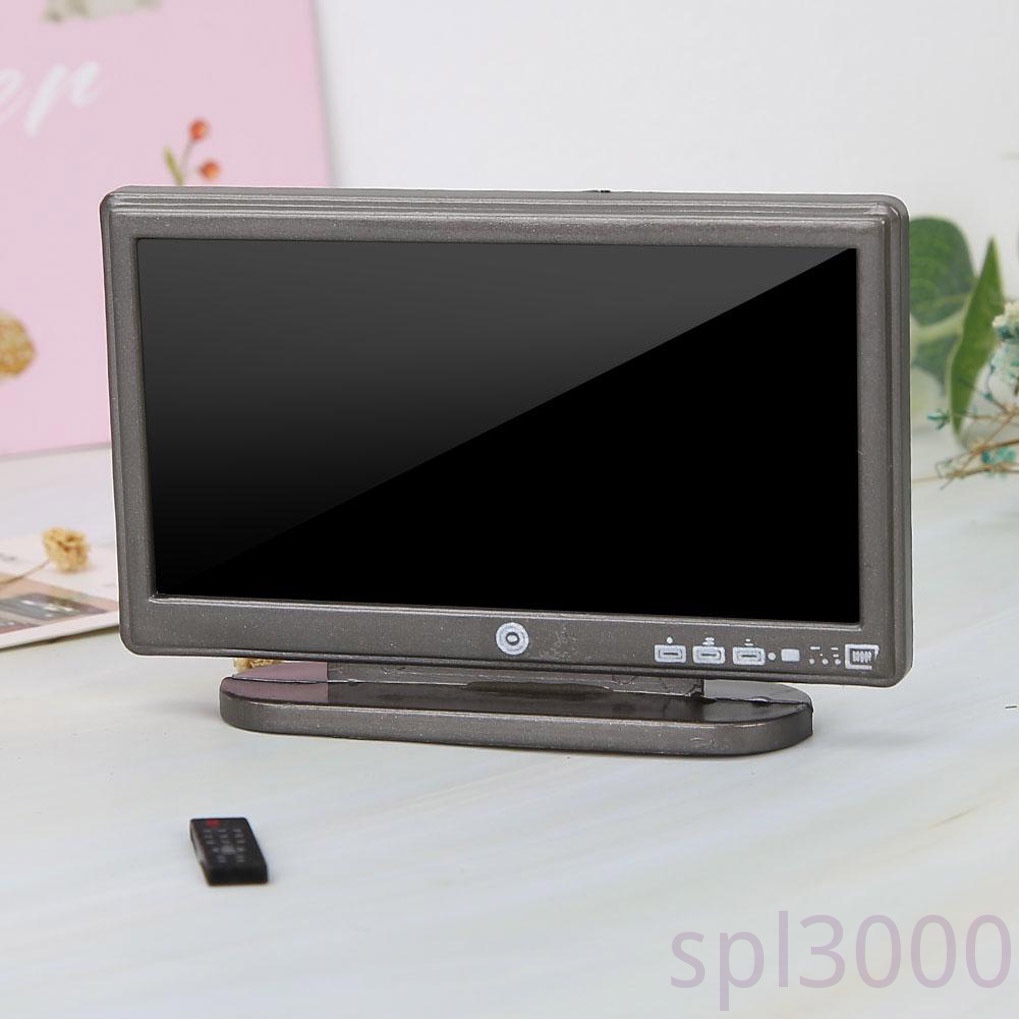 Mô hình TV thu nhỏ tỉ lệ 1:12 trang trí nhà búp bê