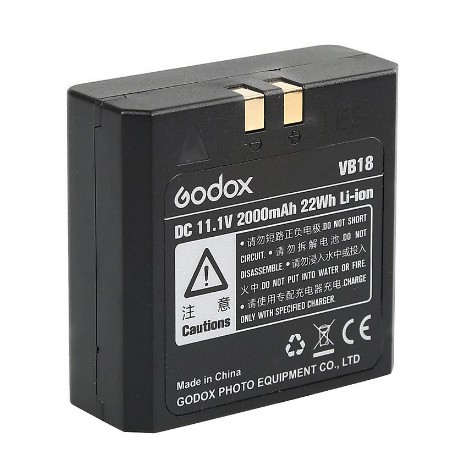Pin sạc Li-ion Godox VB-18 cho Flash Godox V850 V860II - Hàng nhập khẩu