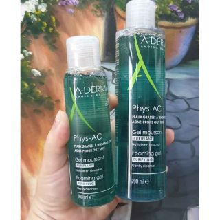 A-Derma Gel Moussant Purifiant Phys-Ac – Gel rửa mặt cho da mụn, nhạy cảm