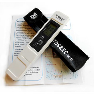 Bút đo TDS & EC 3 trong 1 kết hợp đo dinh dưỡng thủy canh và độ dẫn điện kèm nhiệt độ của nước