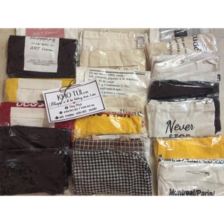 Freeship 99k tq_combo 35 túi tote mèo 2420