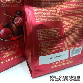 [Hỏa Tốc] Socola bọc cherry Boero 210g Zaini