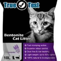 Cát vệ sinh cho mèo TRUE TEST Bentonite Cat Litter Túi 10L Siêu khử mùi Siêu vón cục Thương hiệu Haisen